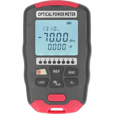 Kit Fibre Optique FTTH avec Stylo Rouge 50km, Compteur de Puissance Optique, Cutter, Pince à Dénuder, Pince et Clé (1/5)