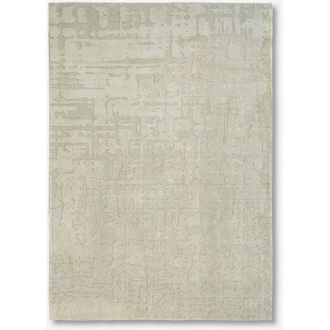BAOBAB DESIGN - TAPPETO STRUTTURATO EFFETTO VELLUTO - Prodotto in Belgio - Tessuto piatto jacquard meccanico - Rifinito a mano - Antiscivolo naturale - 100% poliestere - Beige secco - 170 x 240 CM