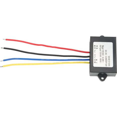 Module régulateur de tension CC/CC étanche IP67, boîtier en polypropylène, convertisseur de tension 12 V/24 V, 9-36 V vers 12 V, 5 A