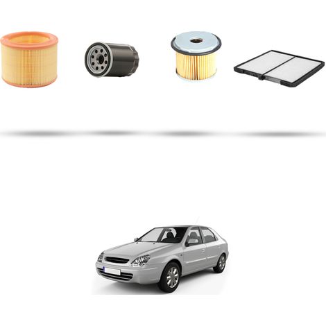 Kit tagliando 4 filtri compatibile con Citroen Xsara 1.9 Diesel 50kw dal 1997 (1/5)