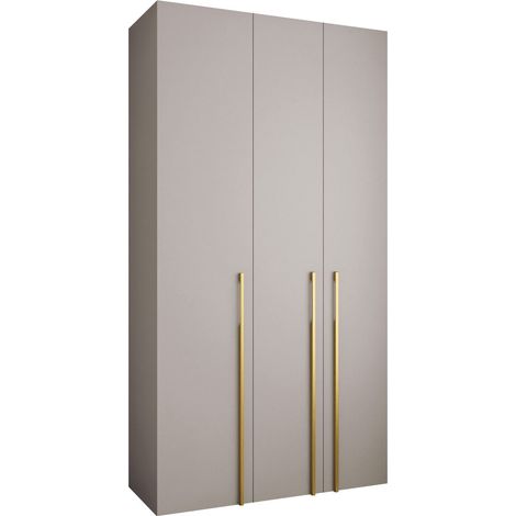 Armario Hartford 571, Cachemira, 246x130x42cm, Puertas de armario: Con bisagras, Número de estantes: 8
