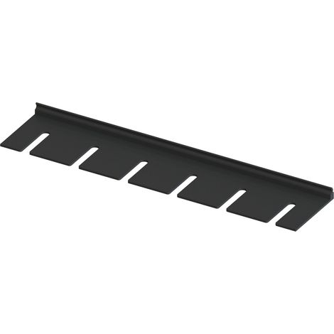 L&S Weinglas Halterung für bis zu 6 Weingläser 586mm - passend zu Wandleuchte Sign, Aluminium schwarz