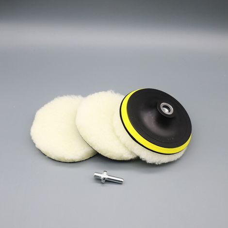 5 pièces 180mm laine polissage éponge disque polissage tampons de polissage pour Machine à polir Machine à polir (manomano.fr)