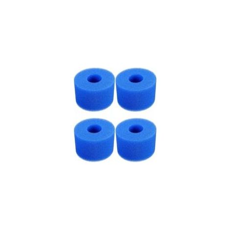 4 Pièces Éponge Filtrante Type S1, Cartouche de Filtre en Mousse, Mousse pour Filtre Piscine, Réutilisables et Lavables, Filtre en Mousse pour Spa, Piscine, Jacuzzi (1/5)