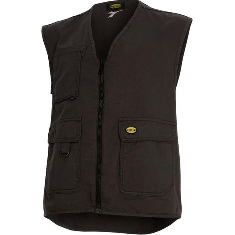 Gilet de travail sans manches Diadora TRUCK Gris Foncé XXL (1/3)