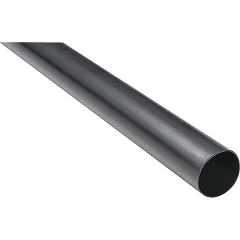 HellermannTyton 301-10022 Termoretraibile con colla Trasparente, Nero 11 mm 2.40 mm Restringimento:4:1 1.2 m