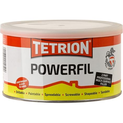 Tetrion Fillers TKK001 Powerfil 2-Part Filler Straw 1kg TETTKK001 (1/5)