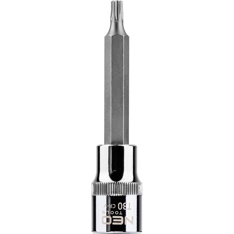 Punta Torx en vaso de 1/2", T30 x 100 mm