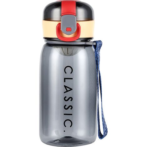Gourdes de sport portables avec poignée, en plastique résistant et sans BPA, idéales pour la randonnée, la marche et le camping. (1/4)