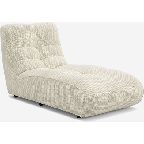 Platzsparendes modulares Samt-Sofa für Wohnzimmer Gardena - Creme (1/5)