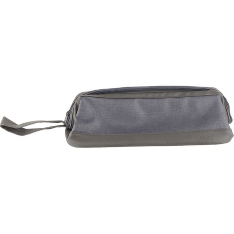 Organisateur de voyage pour sèche-cheveux et outils coiffants (lisseur, fer à boucler) - Pliable et compact, gris (1/5)