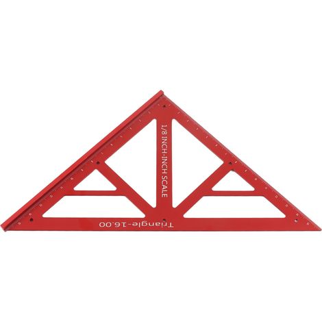 Schreinerwinkel aus Aluminiumlegierung, großer multifunktionaler Dreieckswinkel, präzises Messwerkzeug für Schreiner (1/5)