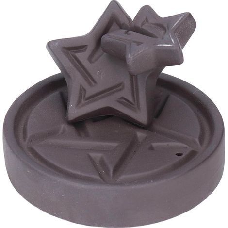 Porte-encens Étoile en Sable Violet - Décoration Zen pour Intérieur - Anti-Stress et Relaxation (1/5)