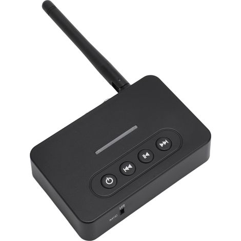 Émetteur-récepteur audio Bluetooth 5.1 2 en 1 avec télécommande, adaptateur audio HiFi avec entrées AUX, RCA et NFC pour chaîne hi-fi domestique et autoradio. (1/5)