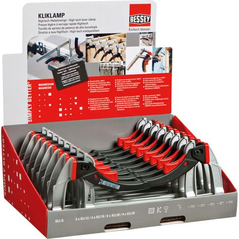 Présentoir de comptoir presse à serrage rapide haute technologie KliKlamp KLI-D Bessey (1/5)