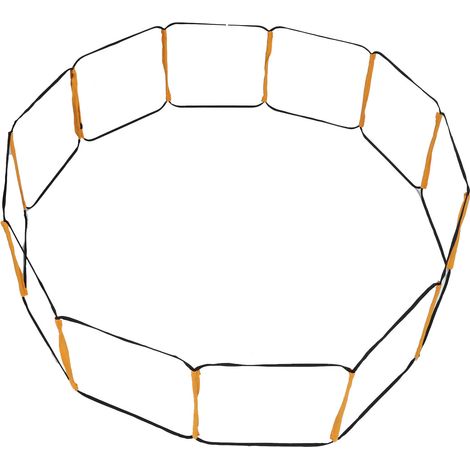 Échelle d'agilité fixe à 12 barreaux avec sac de rangement pour l'entraînement de vitesse, idéale pour le basketball, le football et le fitness (entraînement des pieds). (1/5)
