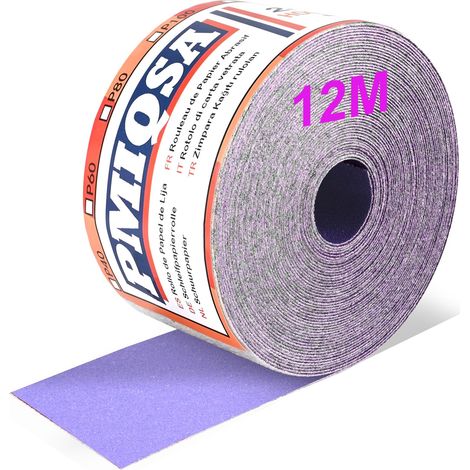 Rouleau de Papier de Verre Céramique Violet 70 mm x 12 m, Grain 150 (1/5)