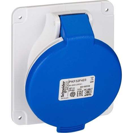 SOC PR IN 32A IP44 220 3P vis - PKF32F423