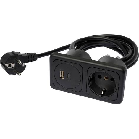 inprojal elektrosysteme 9016-114.81 Presa da incasso con USB-C®, con uscita di ricarica USB, Consegna dell'energia IP20 (1/2)