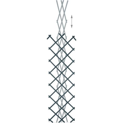 Lot de 3 tuteurs extensibles pour plantes grimpantes jardin terrasse 150 x 30 x 15 cm en plastique vert 130013151 (1/4)