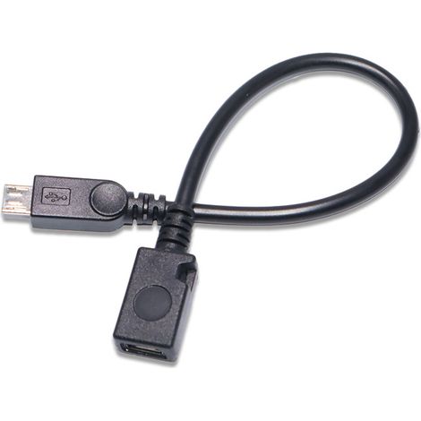 The Micro USB (male to female) data transfer extension cable supports connection to Android phones and tablets, charging and data transfer. (1/4)