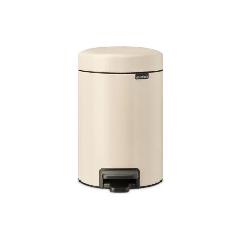 Brabantia NewIcon Cubo de Basura Beige 3 L Redondo (1/5)