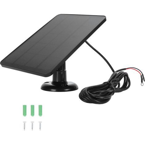 10-W-Solarpanel-Ladegerät für Video-Türklingeln (Nest, Google Doorbell, 2K-Kamera, Video Doorbell 2, Video Doorbell 3, CSP4W-OB) (1/5)