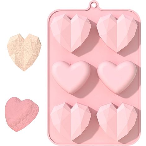 Moule silicone forme cœur antiadhésif - Pour gâteaux, pudding, gelée, cuisson facile démoulage (1/5)