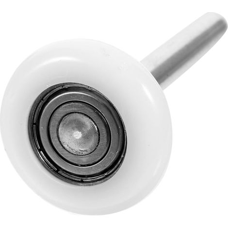 Rouleau De Porte De Garage En Nylon - Galets De Remplacement Avec Roulements à Billes Scellés - Roulettes Durables Pour Porte De Garage Pour Un Fonctionnement (1/5)