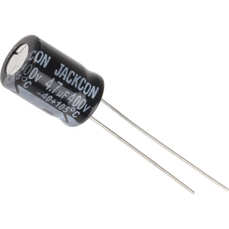 Condensateur RS PRO 4.7µF, 400V c.c. (1/2)