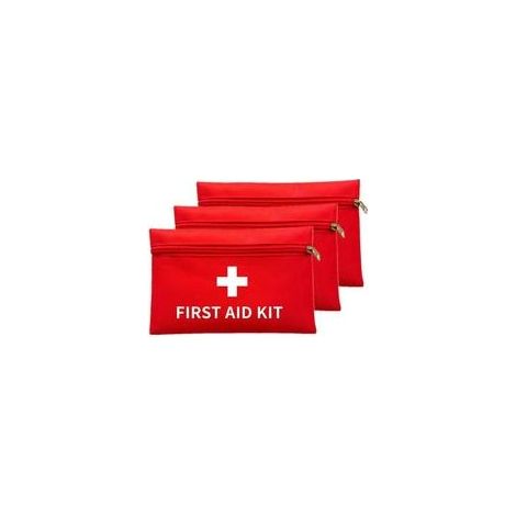Mini Trousse de Secours Vide, ,3 PCS Petite Trousse à Pharmacie Mini Boîte Médical Mini Kits de Survie Petite Sac de Rangement de Médicaments pour Travail Voyage Camping (1/5)