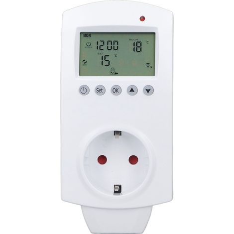 Thermostat intelligent pour reptile avec écran LCD, contrôleur WiFi pour serre, prise UE 230VAC (1/5)