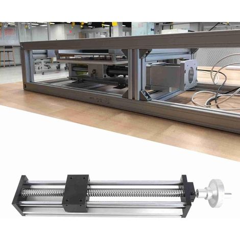 Rail de Guidage Linéaire à Vis à Billes Aluminium 300mm pour Table CNC Actionneur (1/5)
