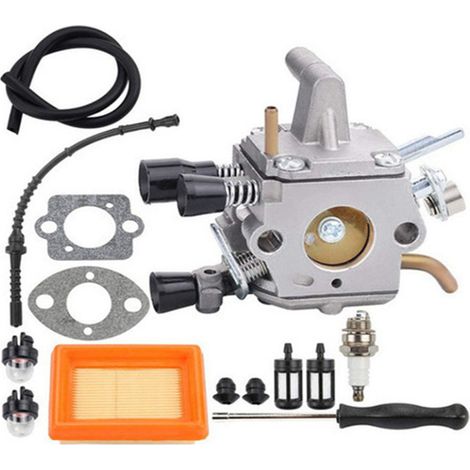 Carburateur compatible Stihl FS120 FS200 FS250 FS300 FS350 FR350 FR450 FR480 – Remplacement pour débroussailleuses – Installation facile-DELKEVIC