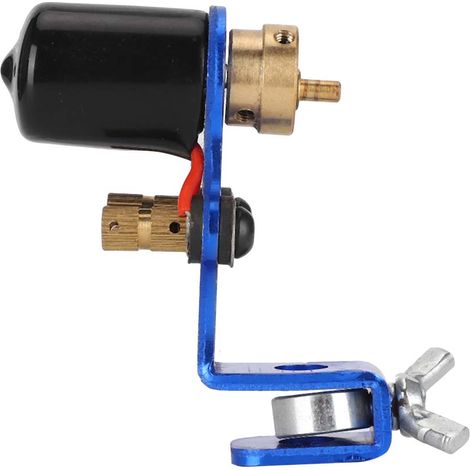 Machine de Tatouage Rotative Professionnelle, Shader Alliage Débutant, Moteur Puissant, Outil Pistolet Bleu (1/5)