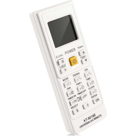Control remoto universal para aire acondicionado compatible con los modelos más comunes -Crezuo