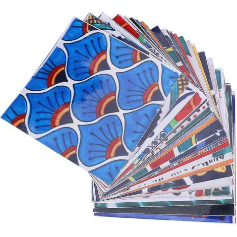 24pcs Self Adhesive Mosaic Brick Tile 3d Sticker Kitchen Bathroom Wall Stickers -15x15cm (1/5)