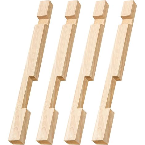 Lot de 4 réducteurs d'entrée de ruche en bois, protection d'entrée de ruche en bois, réducteur d'entrée pour ruche en bois pour 10 cadres d'apiculture