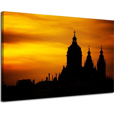 Cuadro sobre lienzo Arquitectura Roma Atardecer 120x80