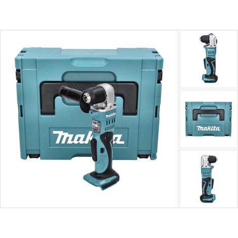 Makita DDA 351 ZJ Trapano angolare a batteria 18V / 13,5Nm + Valigetta Makpac - senza batteria, caricabatterie