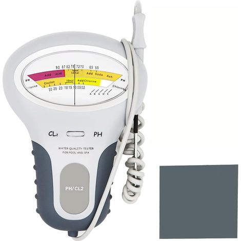 Appareil de Test de Qualité de L'Eau 2 En 1 PC-102 Testeur de PH Pour Piscine SPA Testeur de Chlore de L'Eau Mesure CL2 (1/3)