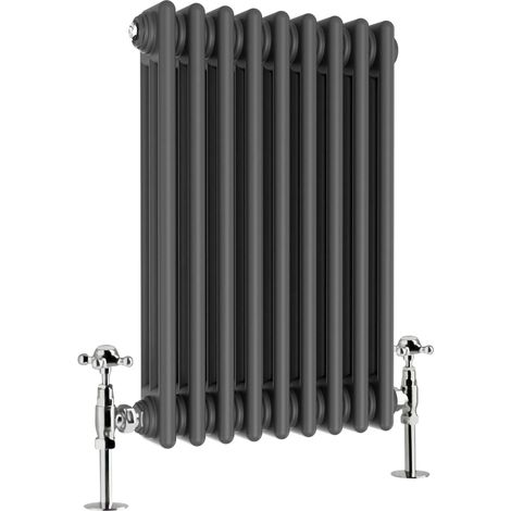 Warmehaus Traditional Triple Anthracite Radiator 600 x 425mm (1/5)
