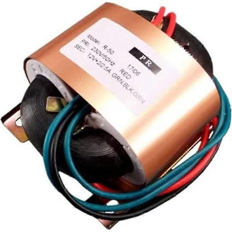 R-Typ 15W Audio-Leistungstransformator, klein, verlustarm und rauscharm, für Elektronik. (1/5)