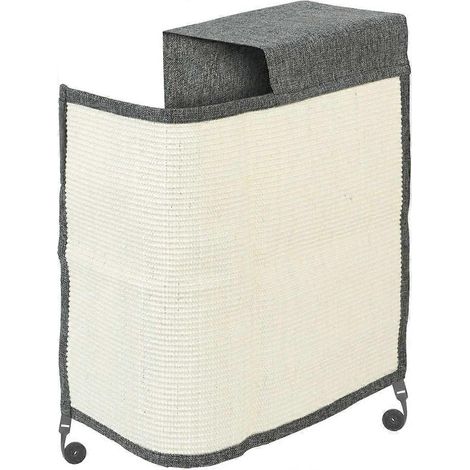 Kratzmatte für Katzen – 50 x 60 cm, Schutz der linken Seite für Sofa, Möbel, Boden, Wand – Sisal- und Leinenmatte, geeignet für Kätzchen und Hunde (1/5)
