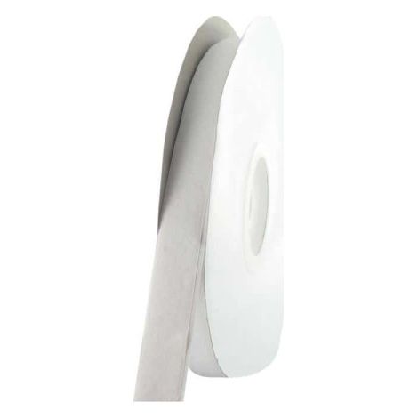 Nastro adesivo a strappo con velcro 25mm x 25m - bianco