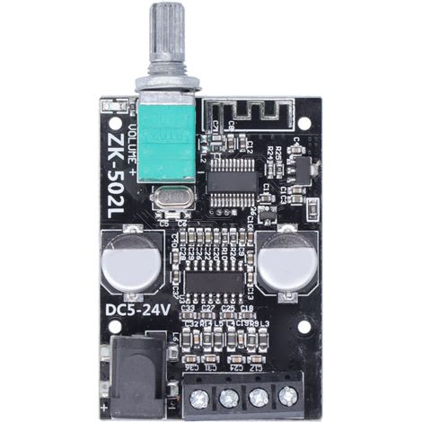 ZK-502L Bluetooth-Leistungsverstärkerplatine Stereo-Digital-Audioverstärkermodul für DIY-Lautsprecher (1/5)