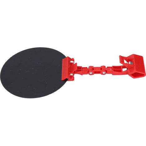Panneau d'occultation pour soudage, diamètre 16 cm, changement de couleur automatique, fixation par clip, rouge (1/5)