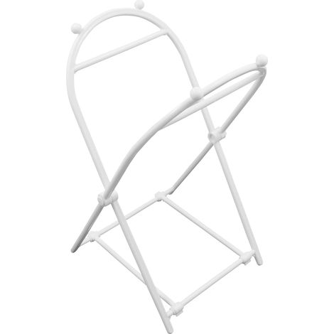Support de sac poubelle - Support de sac poubelle sur le comptoir de cuisine avec support de poubelle pliable pratique Support de rangement au sol simple et pratique, support de poubelle 2pcs blanc (1/5)