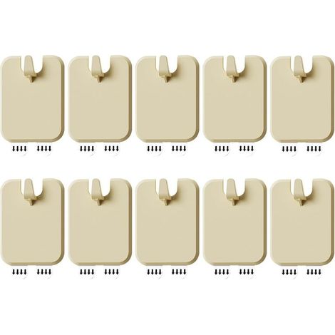 10 pcs Self-adhesive wall hooks for picture frames, bedroom decoration, drywall, photo paintings, dorm rooms, apartments, schools, hotels (1/5)