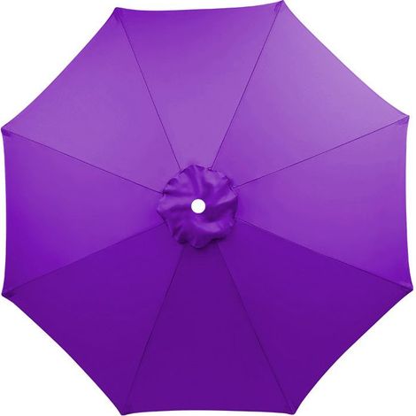 Housse de rechange pour parasol, 8 baleines, 3 m, imperméable, anti-UV, tissu de rechange, Violet (1/5)